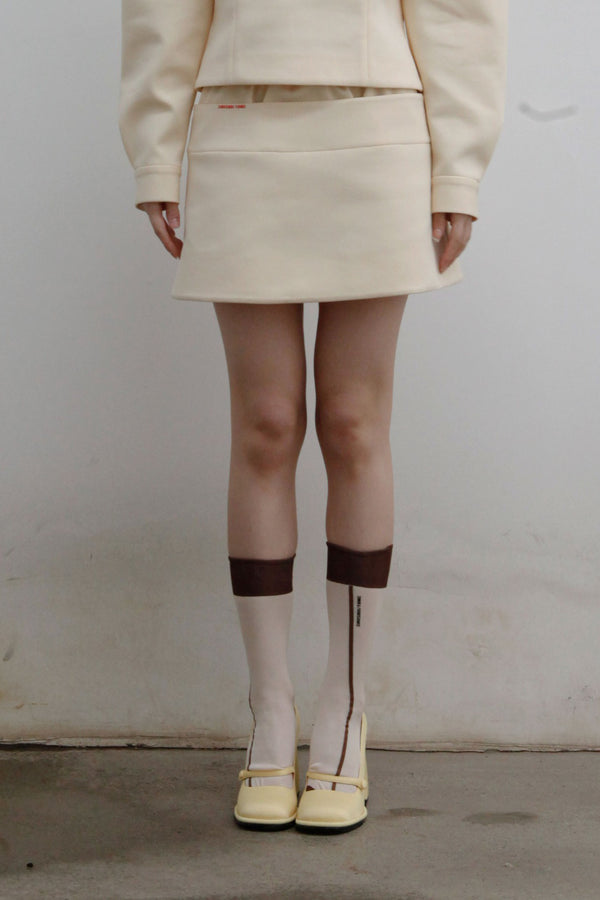shushutong Elastic Double Skirt SS22SK02 Naked